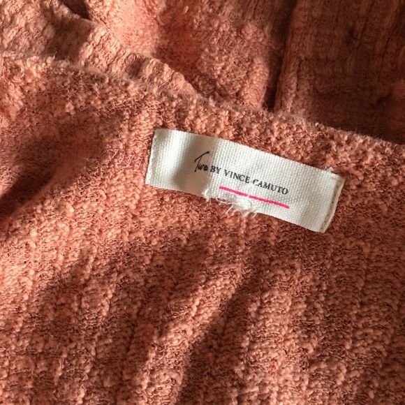 NWOT - TWO by VINCE CAMUTO - Women’s Salmon Long Sleeve Button-up Cardigan - XXL - Picture 8 of 9